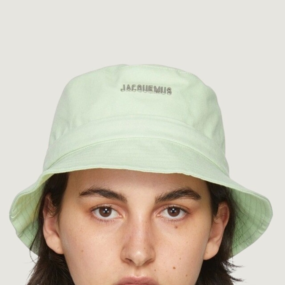 Jacquemus Green 'Le Bob Gadjo' Bucket Hat